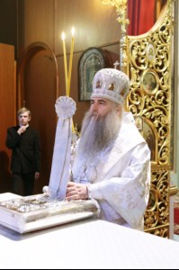 В праздник Крещения Господня Митрополит Лонгин совершил Божественную литургию и Чин Великого освящения воды