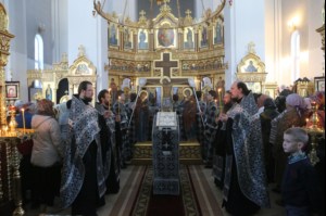 Пассия в храме во имя святого великомученика Георгия Победоносца г.Саратова