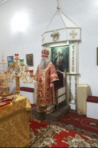 Божественная литургия в храме в честь Покрова Пресвятой Богородицы р.п. Новые Бурасы