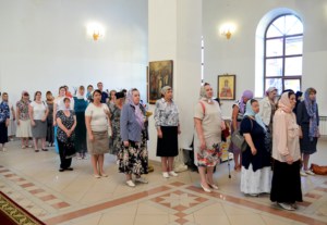 Всенощное бдение в храме в честь Рождества Христова г. Саратова