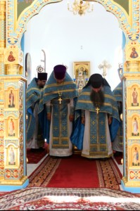 Божественная литургия в Свято-Алексиевском женском монастыре г. Саратова