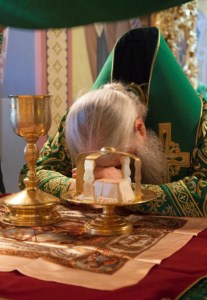 Божественная литургия в Свято-Троицком кафедральном соборе г.Саратова