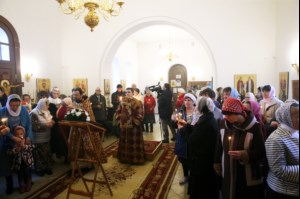 Великое освящение храма святых мучеников Адриана и Наталии г. Саратова и Божественная литургия в новоосвященном храме