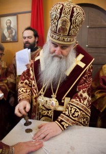 Митрополит Лонгин совершил Великое освящение храма во имя великомученицы Параскевы с. Благодатное Хвалынского района