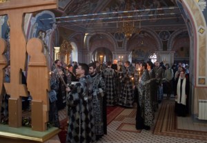 Пассия в Свято-Троицком кафедральном соборе г.Саратова