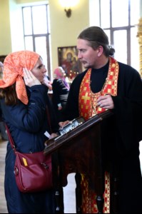 Всенощное бдение на Архиерейском подворье — храме во имя преподобного Серафима Саровского г.Саратова