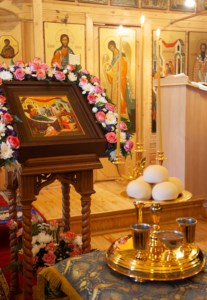 Всенощное бдение в храме в честь Рождества Пресвятой Богородицы г. Саратова