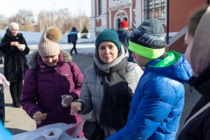 На территории Покровского храма г. Саратова прошел зимний праздник