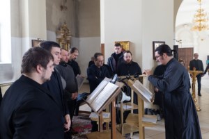 Литургия Преждеосвященных Даров в Свято-Троицком кафедральном соборе г. Вольска