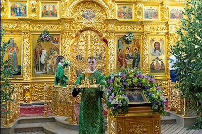 Всенощное бдение в Свято-Троицком кафедральном соборе г.Саратова
