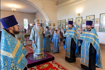 Всенощное бдение в храме Рождества Христова г. Вольска