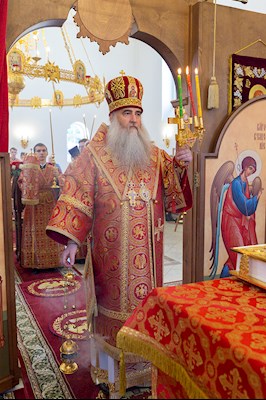 Божественная литургия в храме Воскресения Христова г. Саратова