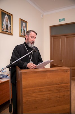 Митрополит Игнатий посетил защиту выпускных работ в СПДС