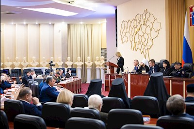 Митрополит Игнатий принял участие в заседании Совета по взаимодействию с национальными и религиозными объединениями