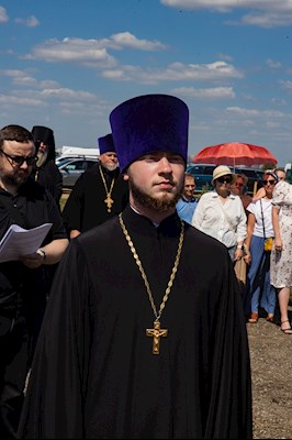 Митрополит Игнатий совершил освящение закладного камня на месте строительства Княже-Владимирского собора г. Саратова
