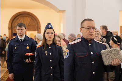 Митрополит Игнатий совершил всенощное бдение в храме святителя Тихона, епископа Воронежского, Задонского чудотворца, г. Саратова