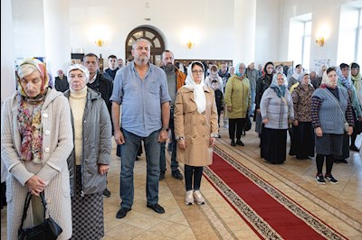 Митрополит Игнатий совершил Божественную литургию в храме Новомучеников и исповедников Саратовских г. Саратова