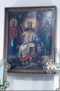 Божественная литургия в храме во имя преподобного Сергия Радонежского поселок Юбилейный г.Саратова