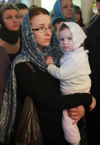 Всенощное бдение в храме в честь Благовещения Пресвятой Богородицы города Саратова