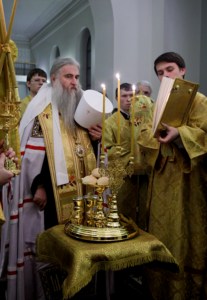 Всенощное бдение в Свято-Никольском мужском монастыре г. Саратова