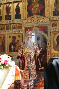 Божественная литургия в Свято-Алексиевском женском монастыре г. Саратова