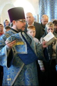 Всенощное бдение в храме Благовещения Пресвятой Богородицы г. Саратова