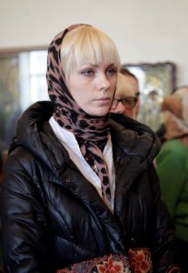 Вечерня в соединении с Божественной литургией свт. Иоанна Златоуста в храме в честь Благовещения Пресвятой Богородицы г.Вольска