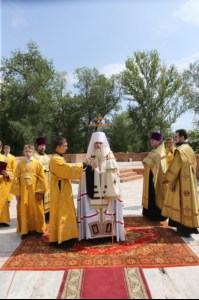 Чин основания храма во имя апостола и евангелиста Иоанна Богослова в Октябрьском районе города Саратова