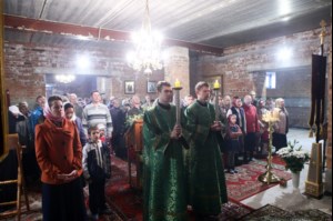 Престольный праздник в саратовском храме во имя преподобного Сергия Радонежского