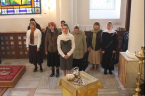 Божественная литургия в храме в честь иконы Божией Матери «Утоли моя печали»