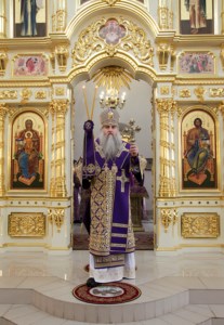 Божественная литургия в храме во имя святого благоверного князя Александра Невского г.Ртищево