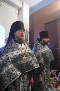 Литургия Преждеосвященных Даров в храме во имя святителя Тихона, Епископа Воронежского, Задонского чудотворца г.Саратова