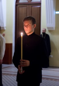 Вечернее богослужение на Архиерейском подворье — храме во имя святого апостола и евангелиста Иоанна Богослова