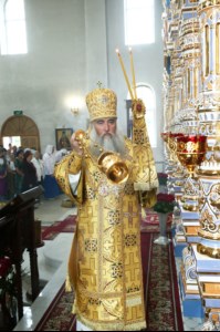 Божественная литургия в храме во имя святых первоверховных апостолов Петра и Павла г.Аткарска