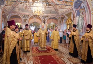 Всенощное бдение в Свято-Троицком кафедральном соборе г.Саратова