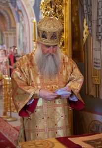 Божественная литургия в Свято-Троицком кафедральном соборе г.Саратова