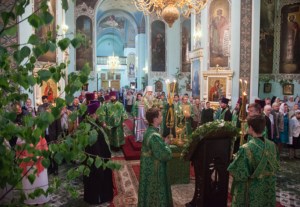 Всенощное бдение в храме Сошествия Святого Духа г. Саратова