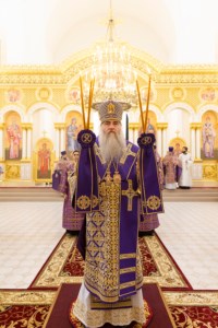 Божественная литургия в храме святителя Спиридона Тримифунтского г. Саратова
