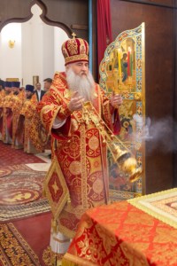 Божественная литургия в Свято-Алексиевском женском монастыре г. Саратова