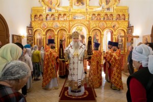 Божественная литургия в храме святого благоверного князя Александра Невского г. Саратова
