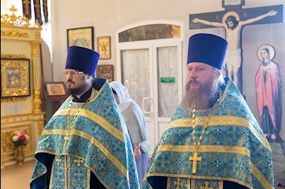 Всенощное бдение в храме Рождества Христова г. Вольска