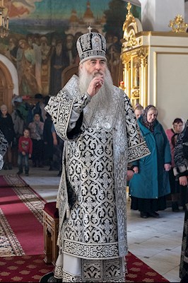 Литургия Преждеосвященных Даров в храме в честь Покрова Пресвятой Богородицы г. Покровска (Энгельса)