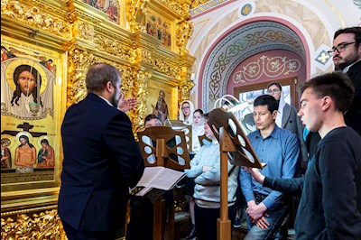 Всенощное бдение в Свято-Троицком кафедральном соборе г. Саратова