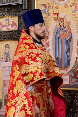 Божественная литургия в храме в честь иконы Божией Матери «Всех скорбящих Радость» г. Саратова