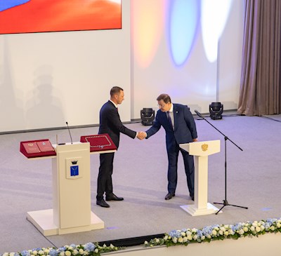 Митрополит Игнатий принял участие в церемонии вступления в должность губернатора Саратовской области