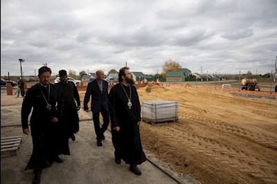 В поселке Лопуховка завершено возведение здания храма
