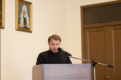 Митрополит Игнатий принял участие в защите выпускных квалификационных работ магистров в СПДС