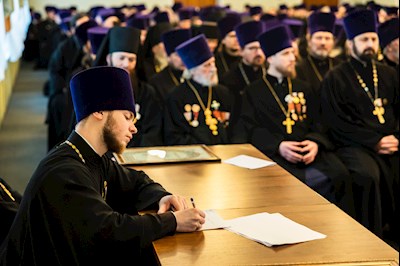 Митрополит Игнатий возглавил ежегодное Епархиальное собрание духовенства Саратовской епархии