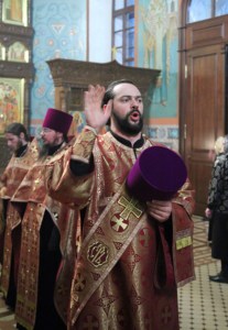 Всенощное бдение в Крестовоздвиженском храме г. Хвалынска