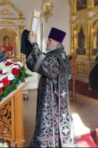 Литургия Преждеосвященных Даров в храме в честь Казанской иконы Божией Матери р.п.Татищево